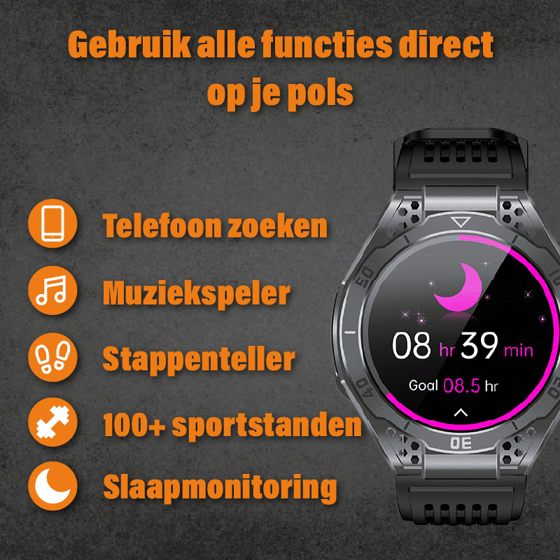 Apollo met Gratis Luna Smartwatch