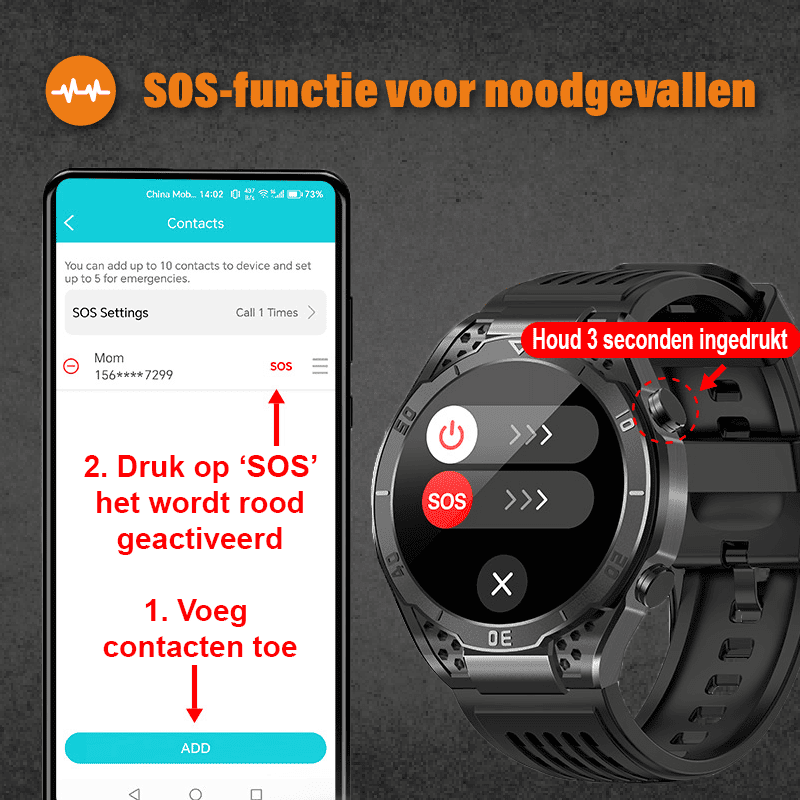 Apollo met Gratis Luna Smartwatch