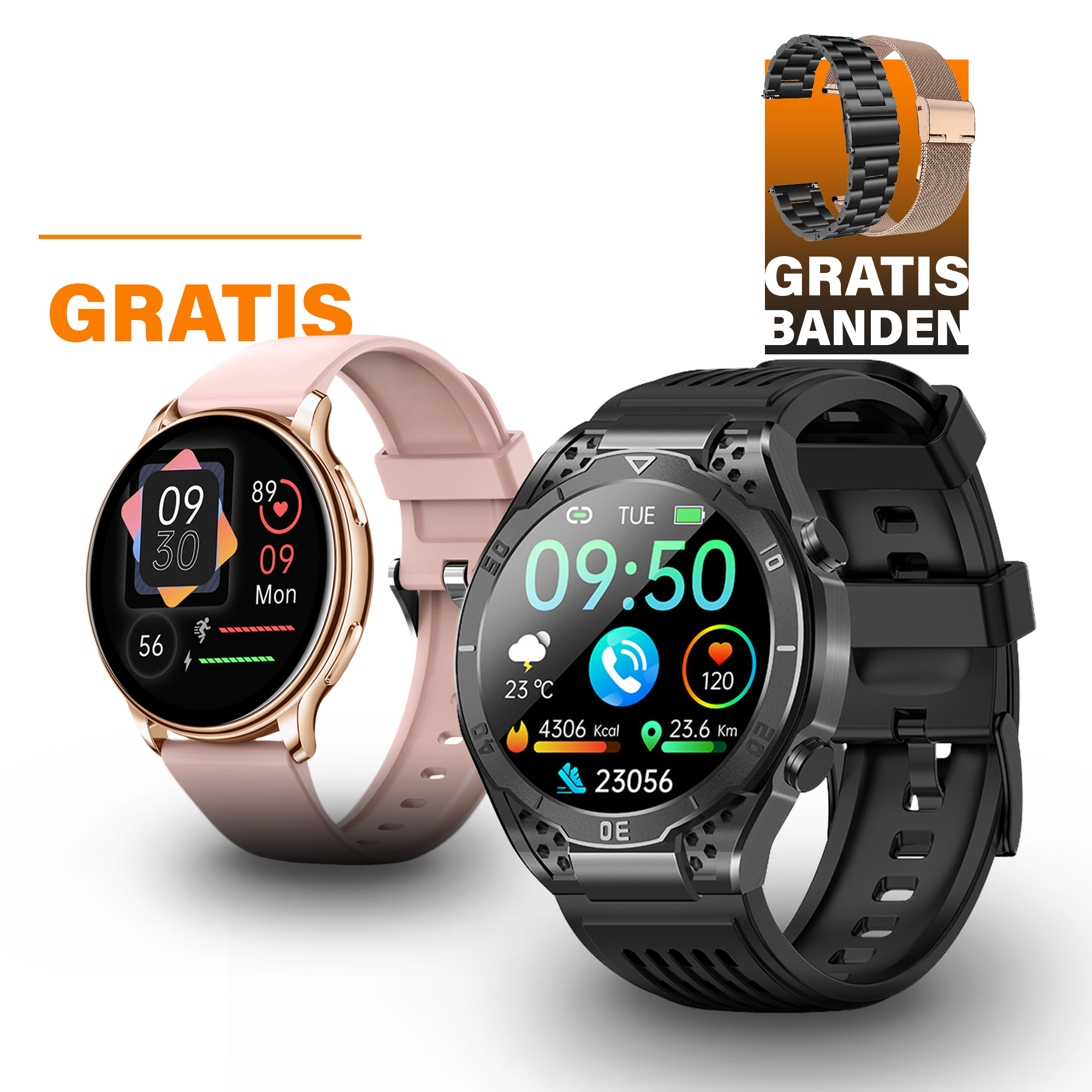 Apollo met Gratis Luna Smartwatch