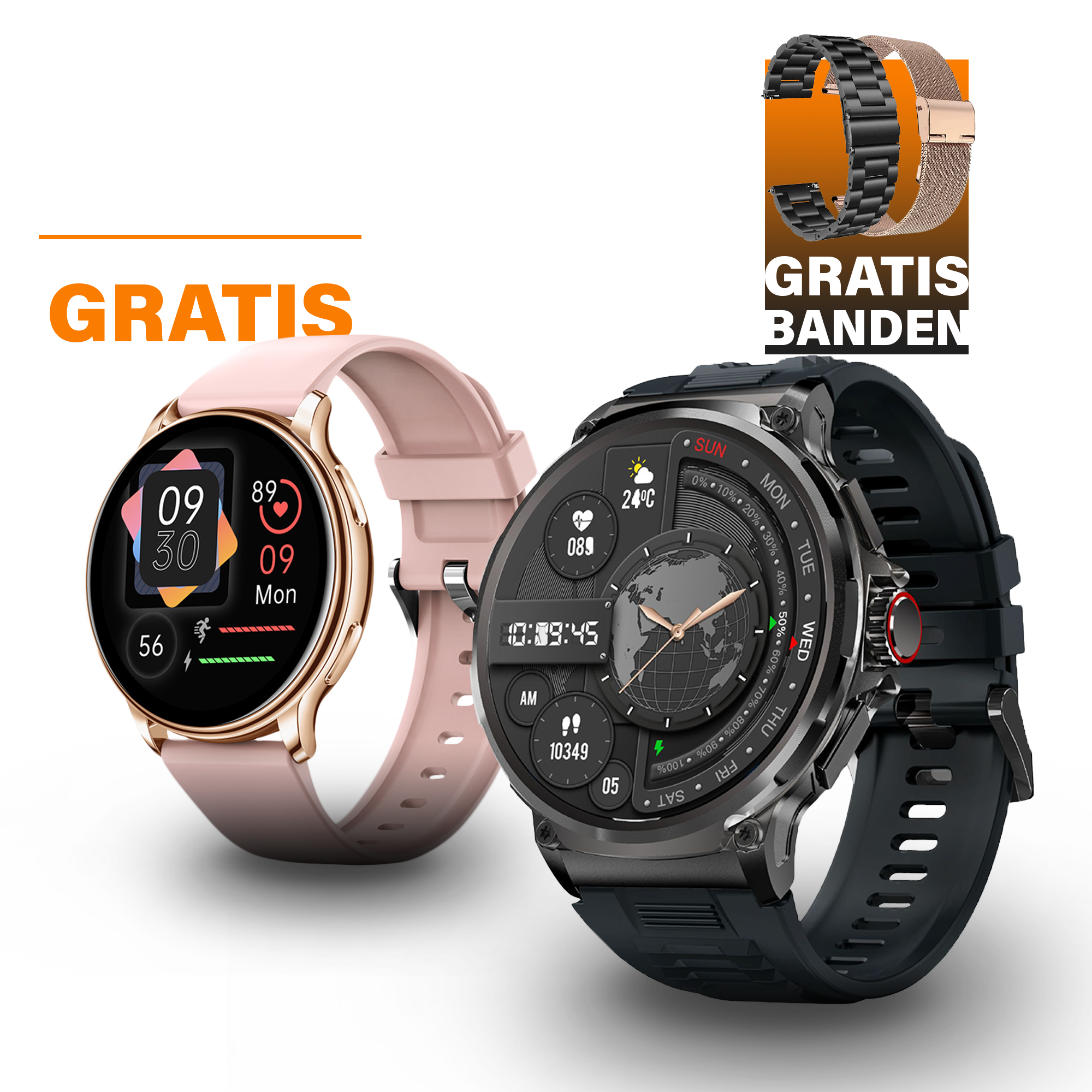 Zeus met Gratis Luna Smartwatch