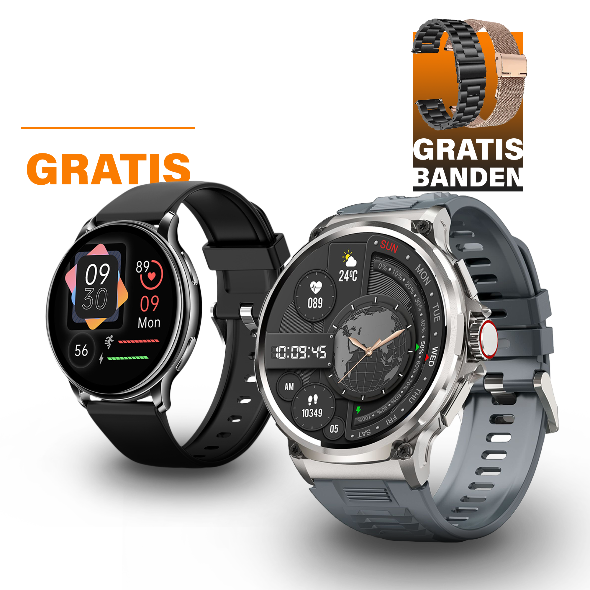 Zeus met Gratis Luna Smartwatch