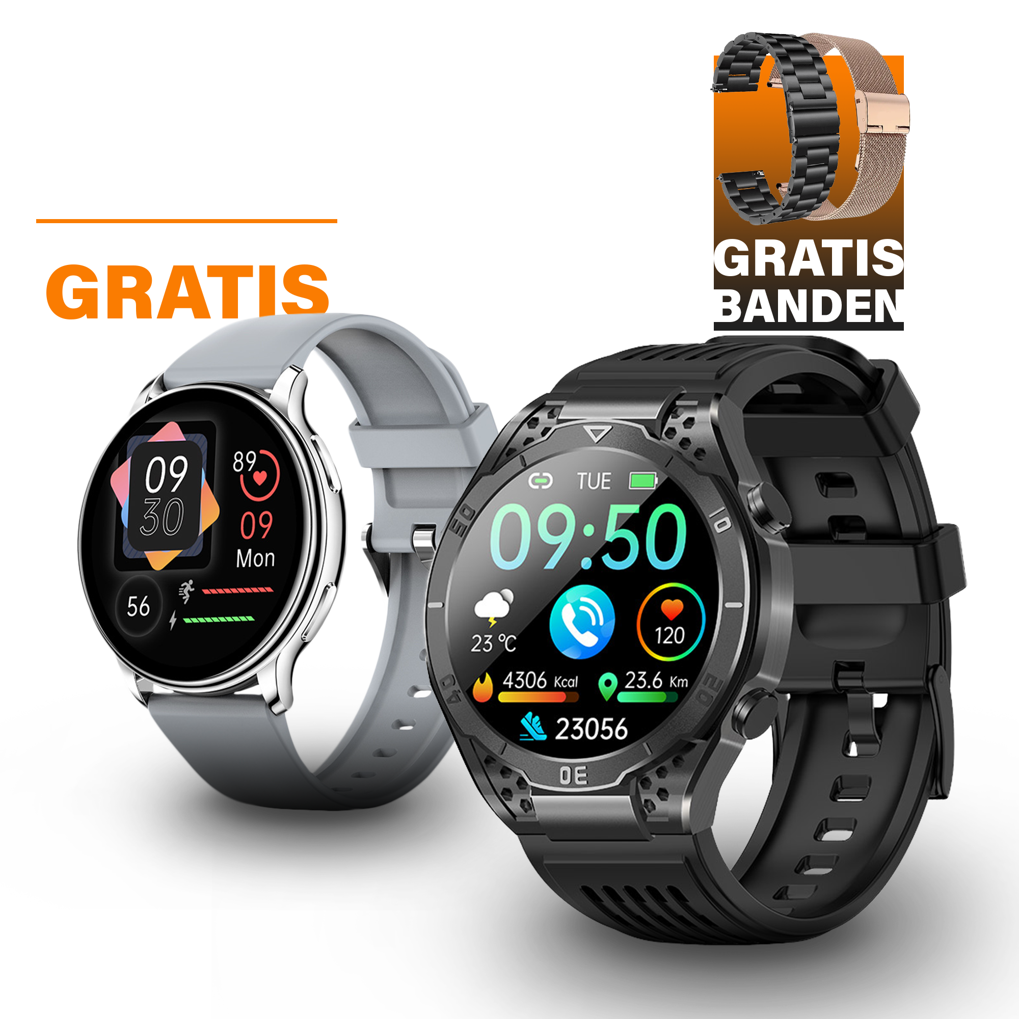 Apollo met Gratis Luna Smartwatch