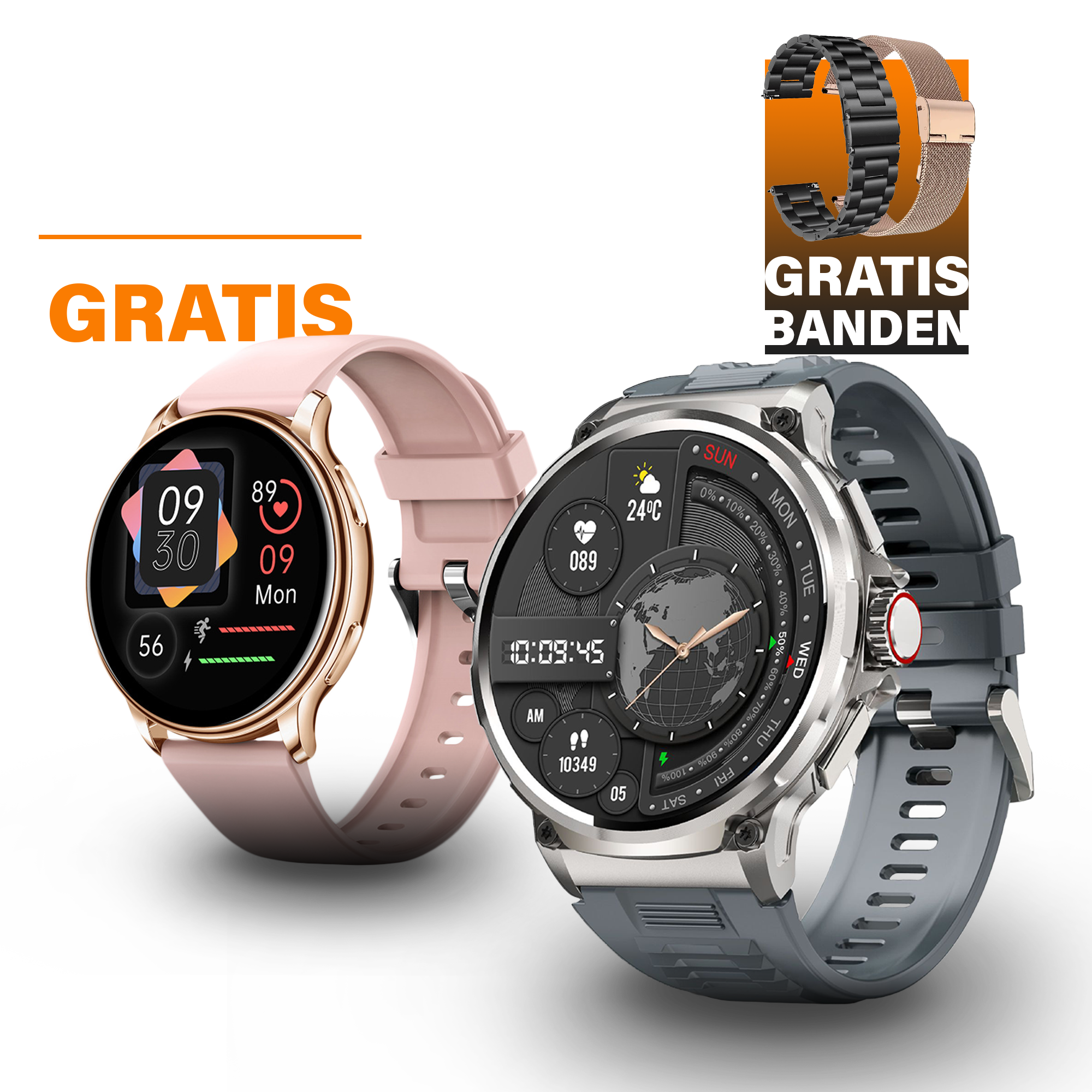 Zeus met Gratis Luna Smartwatch