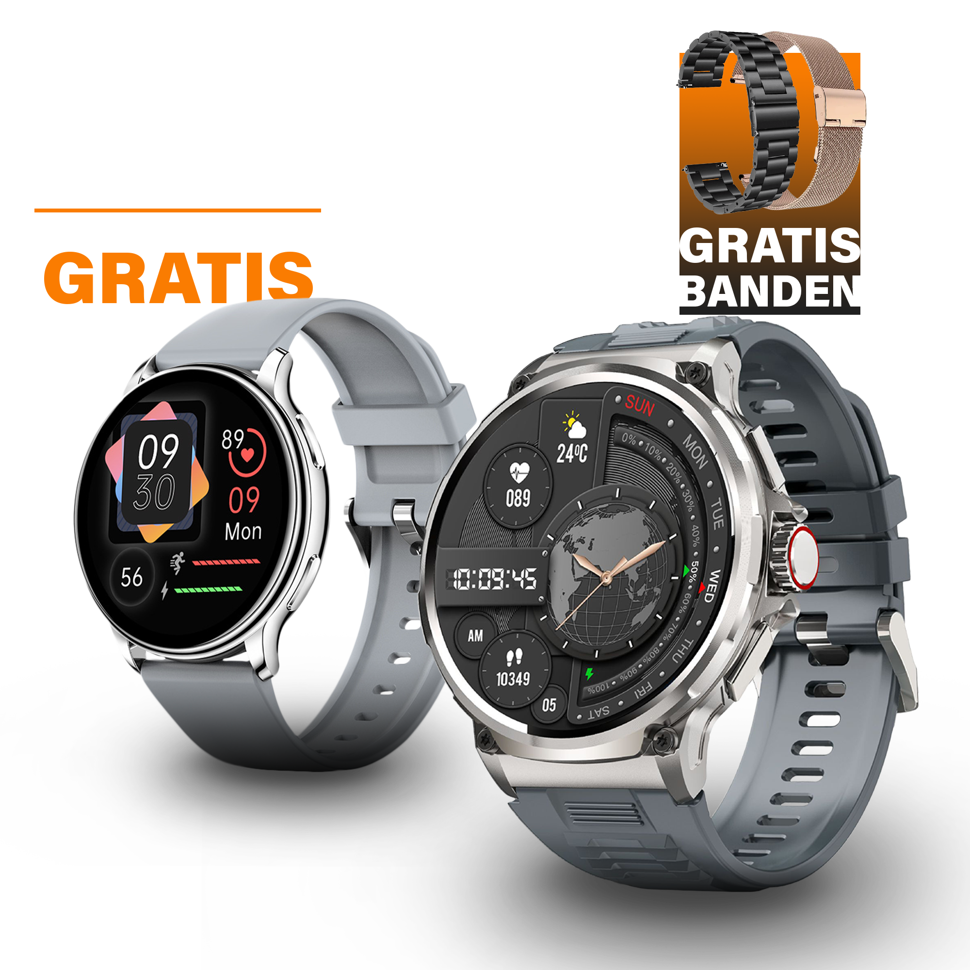 Zeus met Gratis Luna Smartwatch