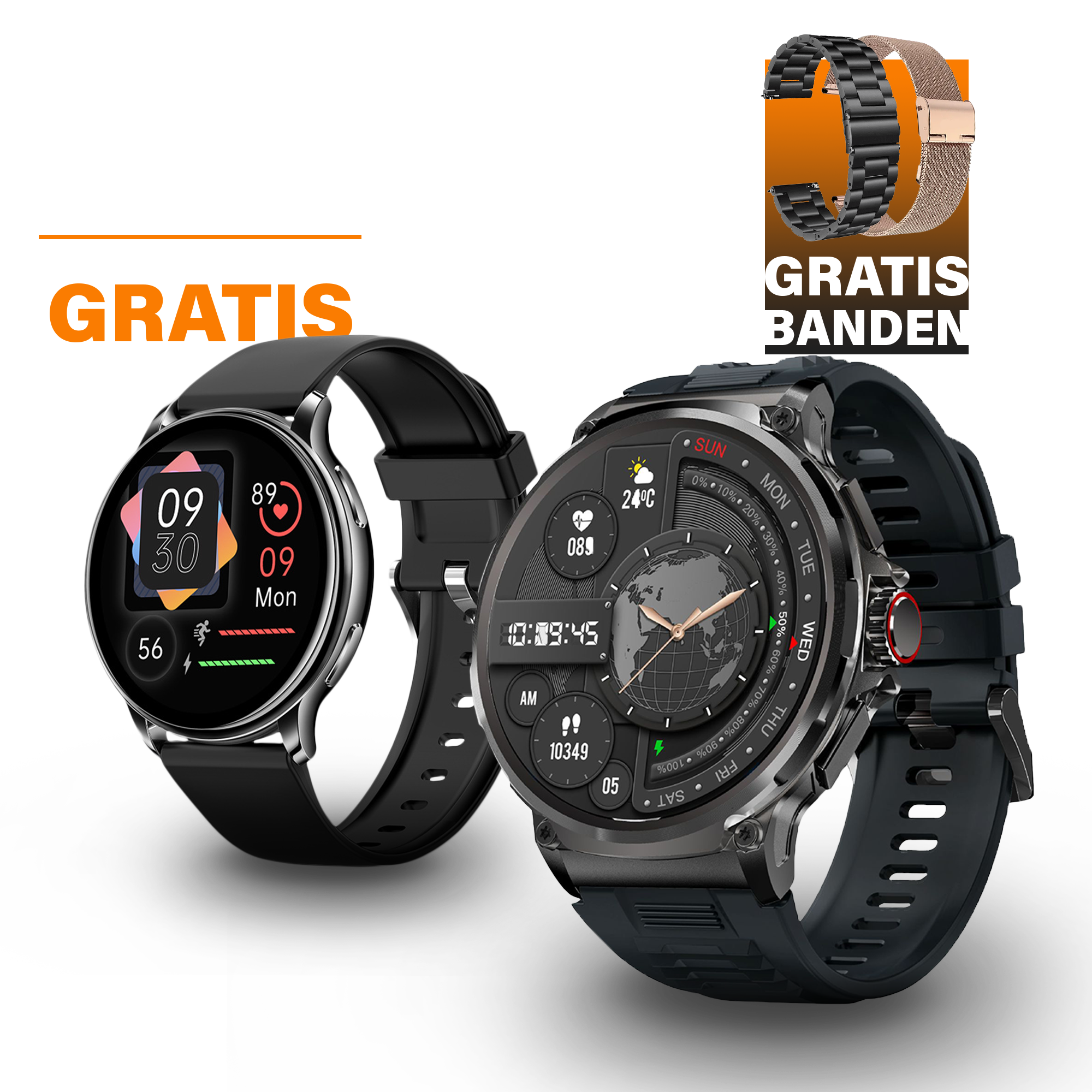 Zeus met Gratis Luna Smartwatch