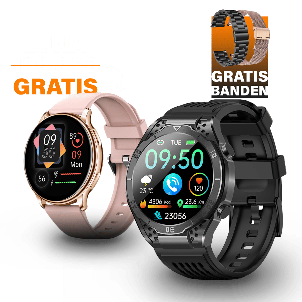 Apollo met Gratis Luna Smartwatch