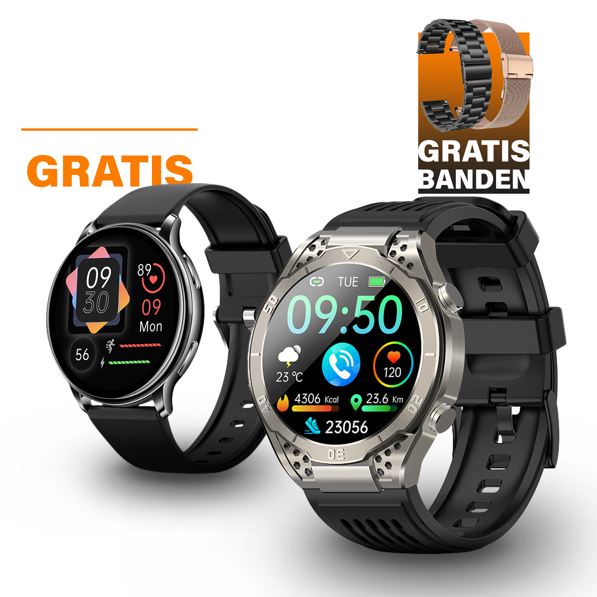 Apollo met Gratis Luna Smartwatch