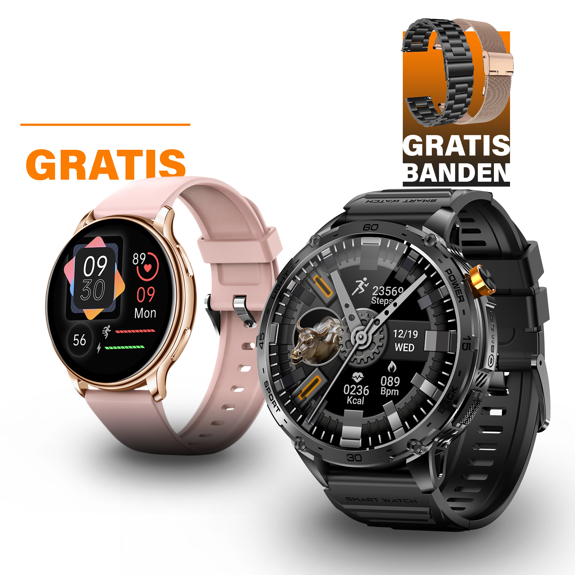 Zeus 2.0 met Gratis Luna Smartwatch