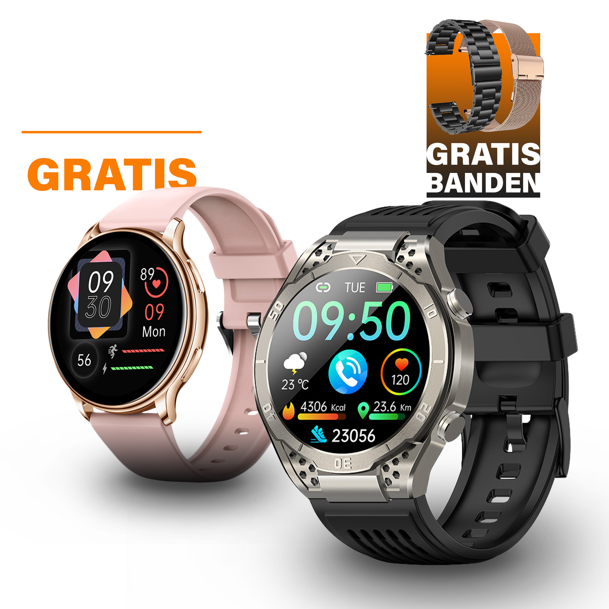 Apollo met Gratis Luna Smartwatch
