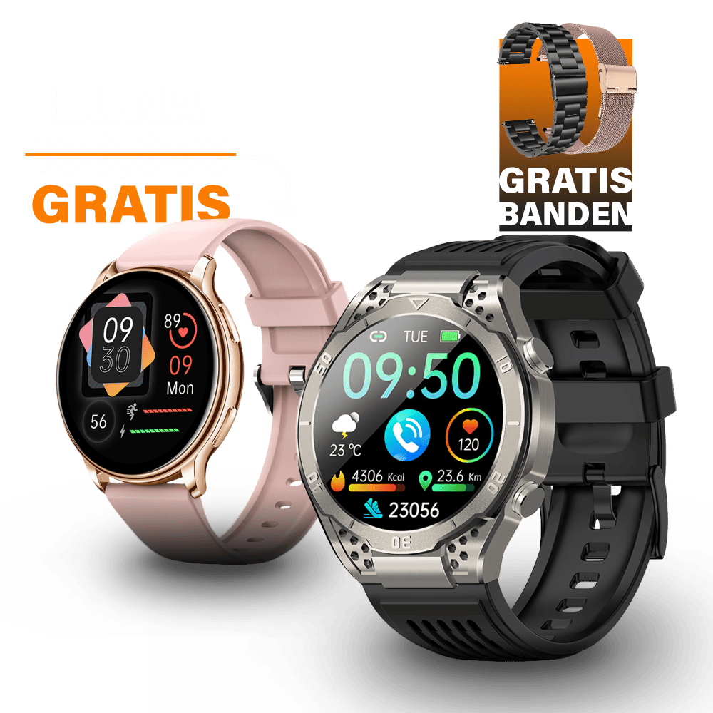 Apollo met Gratis Luna Smartwatch