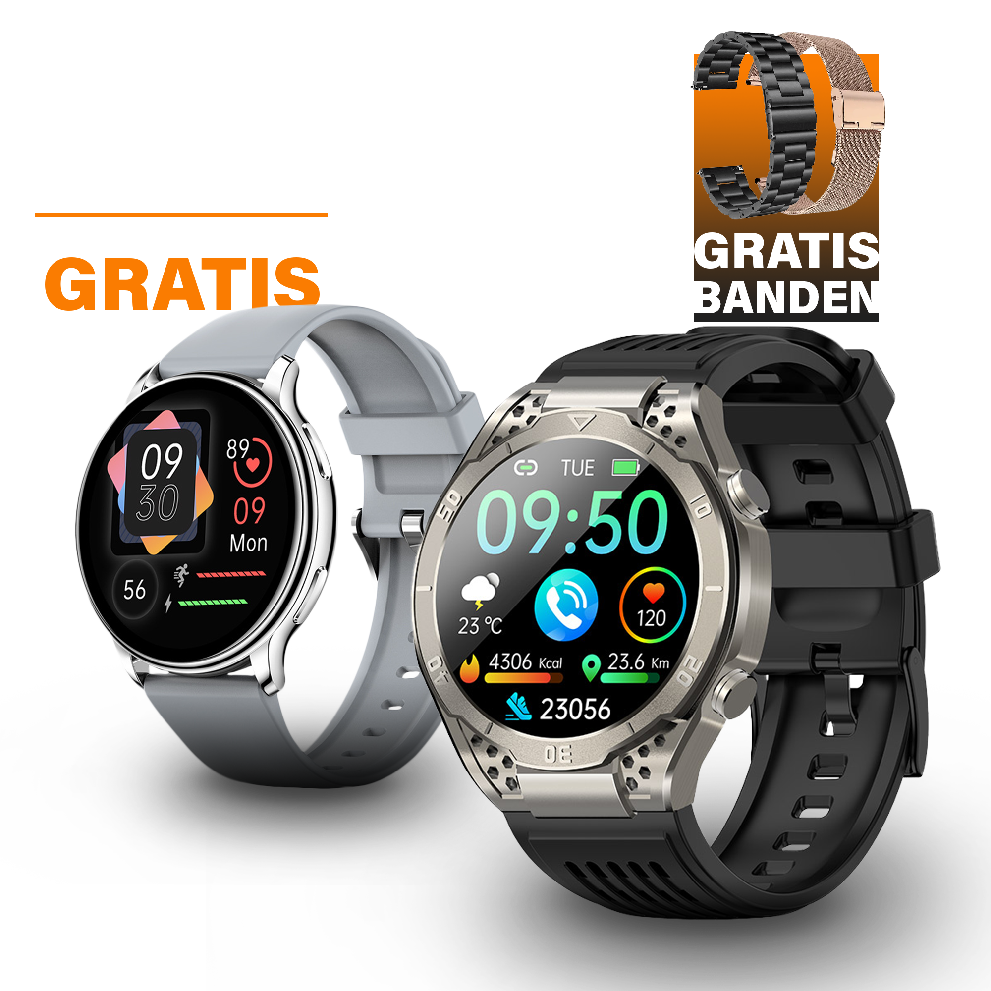 Apollo met Gratis Luna Smartwatch