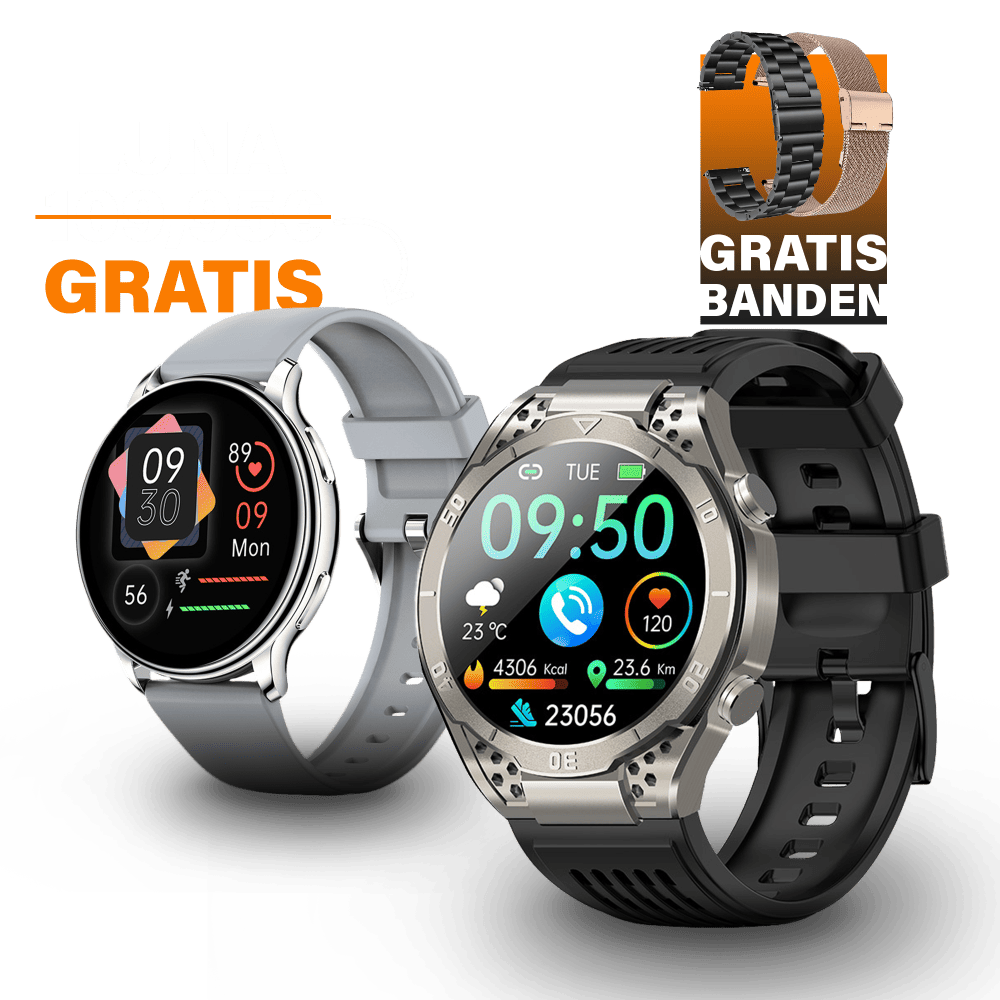 Apollo met Gratis Luna Smartwatch