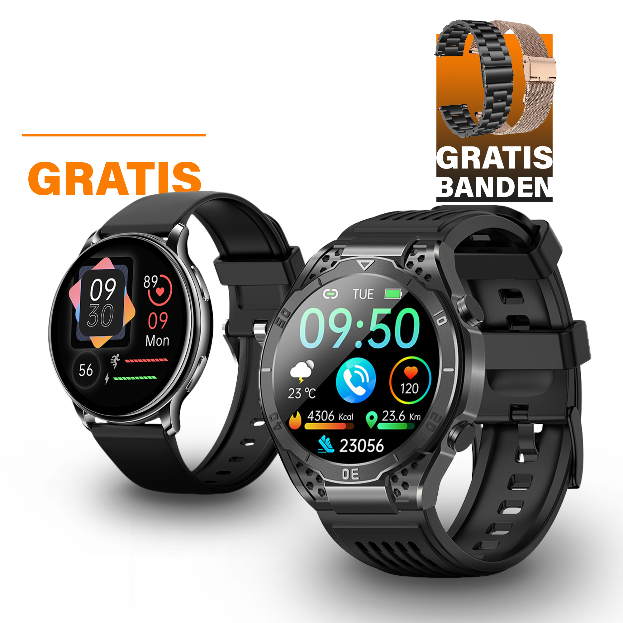 Apollo met Gratis Luna Smartwatch