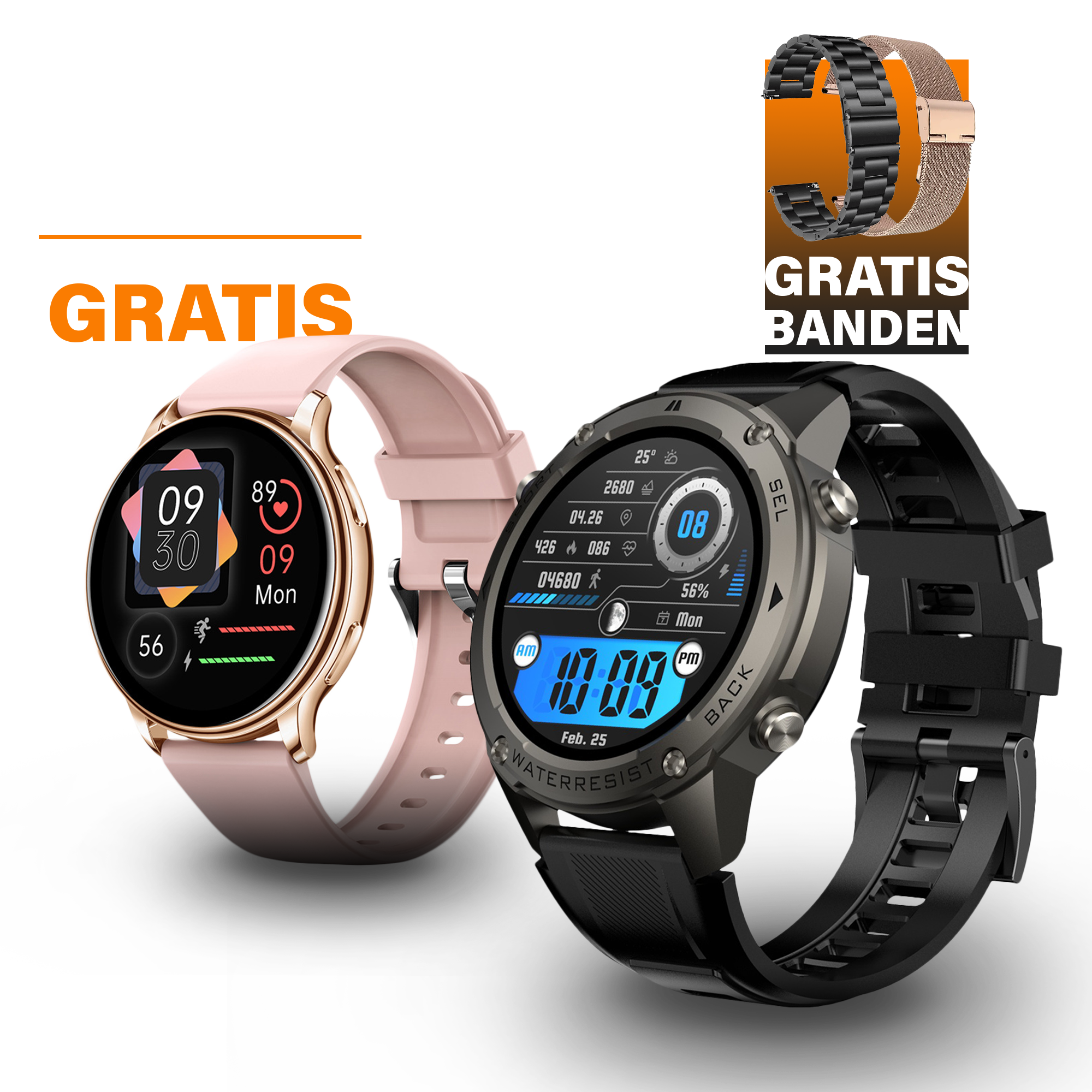 Odin met Gratis Luna Smartwatch