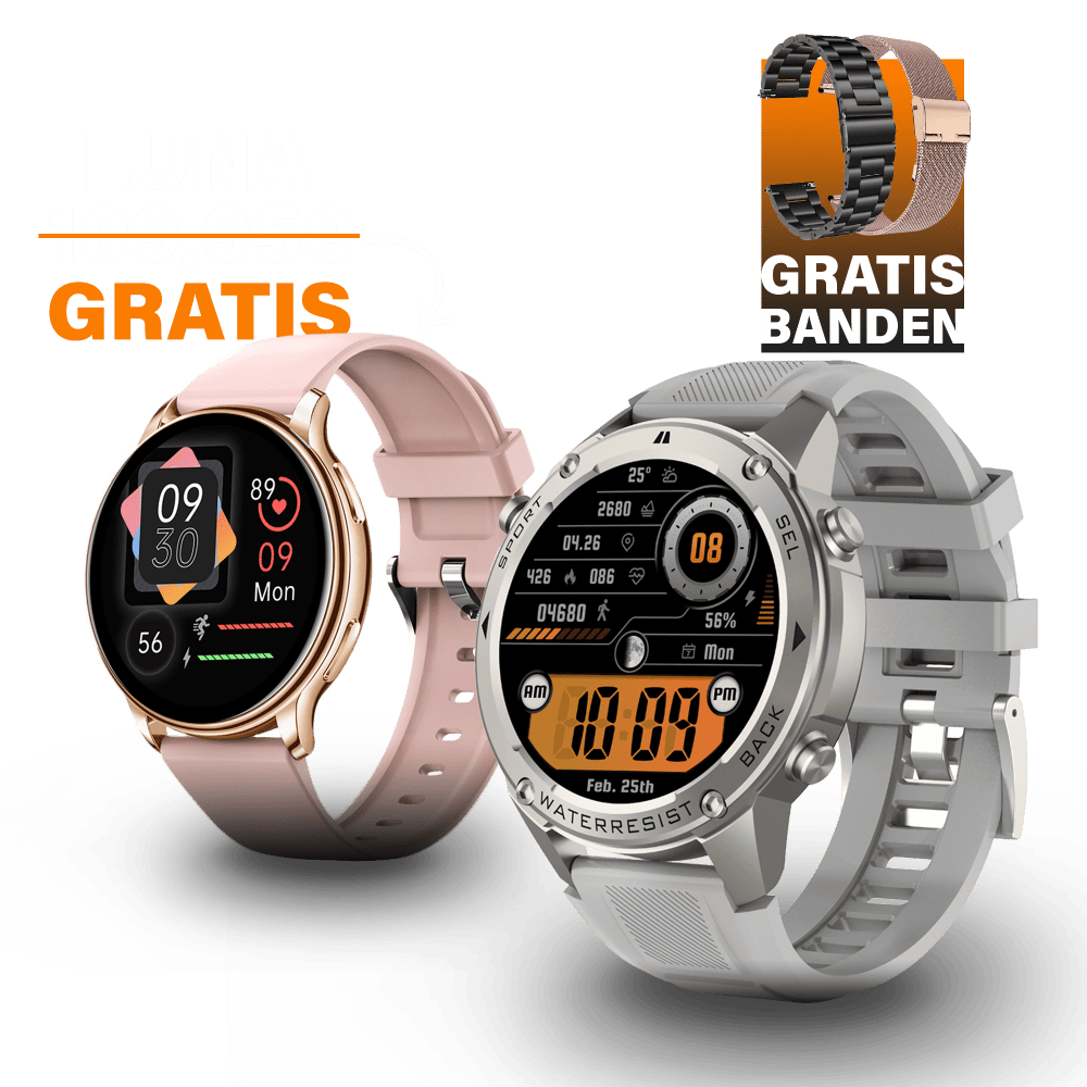 Odin met Gratis Luna Smartwatch