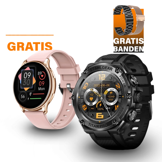 Titan Pro met Gratis Luna Smartwatch