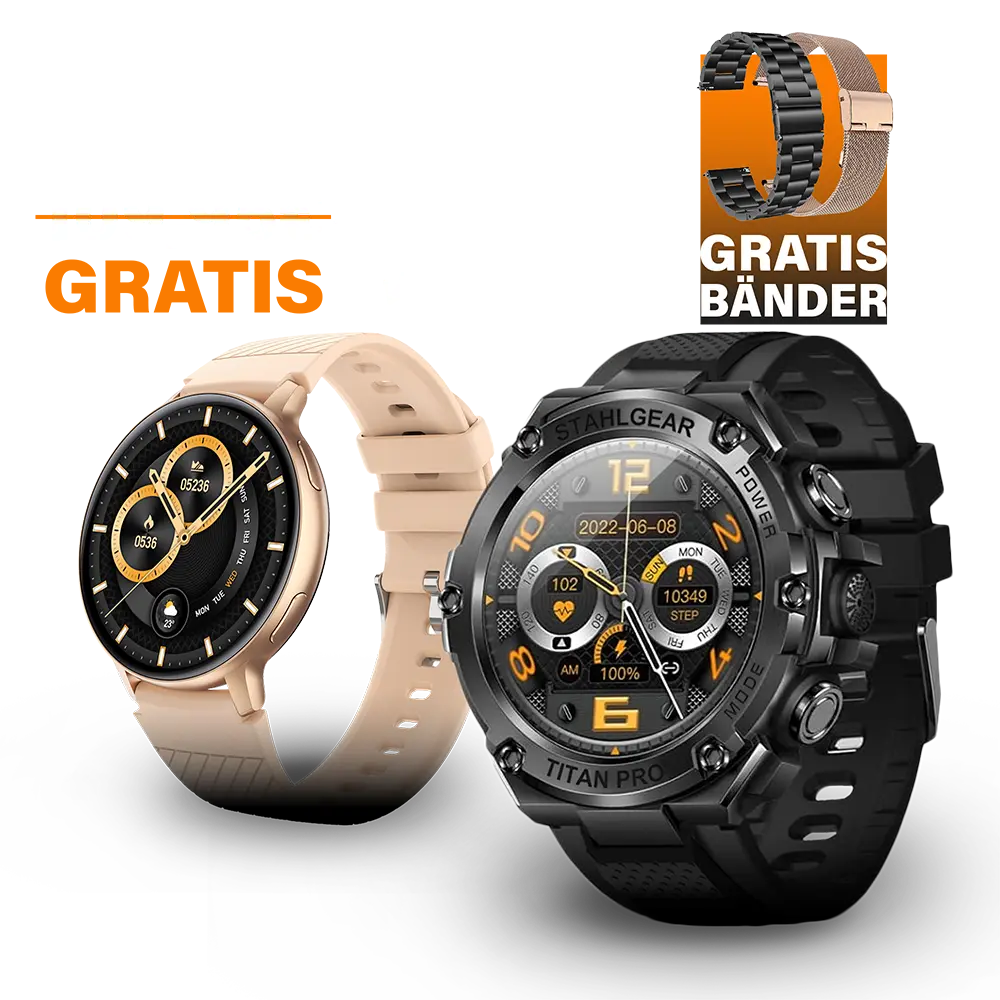 Titan Pro + Gratis Frauen Smartwatch