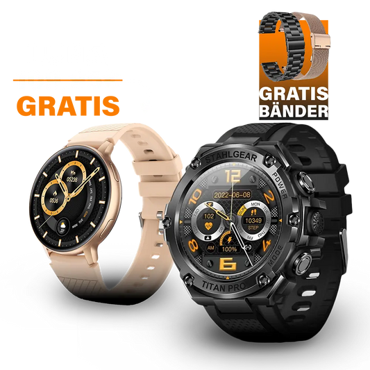 Titan Pro + Gratis Frauen Smartwatch