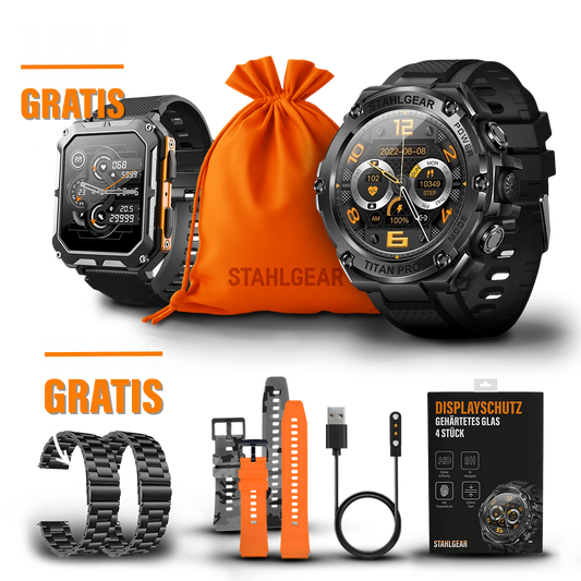 Titan Pro Zubehör Packet + Gratis Smartwatch