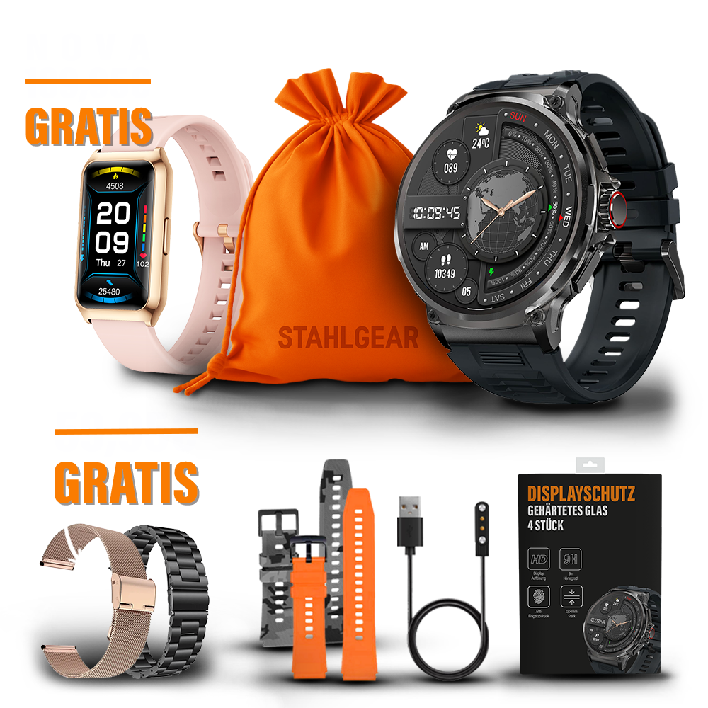 Zeus Zubehör Packet + Gratis Frauen Smartwatch