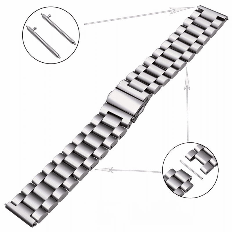 Zeus - Vollmetall Band (24mm)