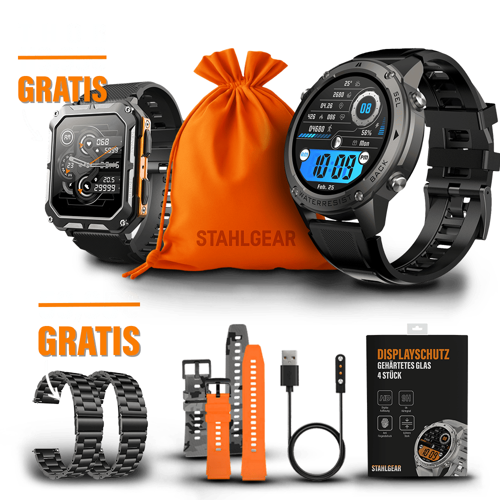 Odin Zubehör Packet + Gratis Smartwatch