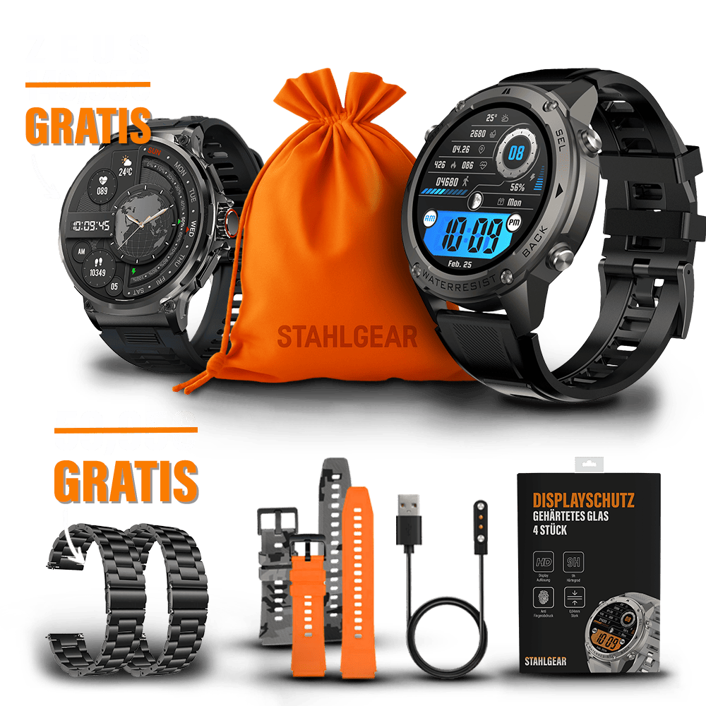 Odin Zubehör Packet + Gratis Smartwatch