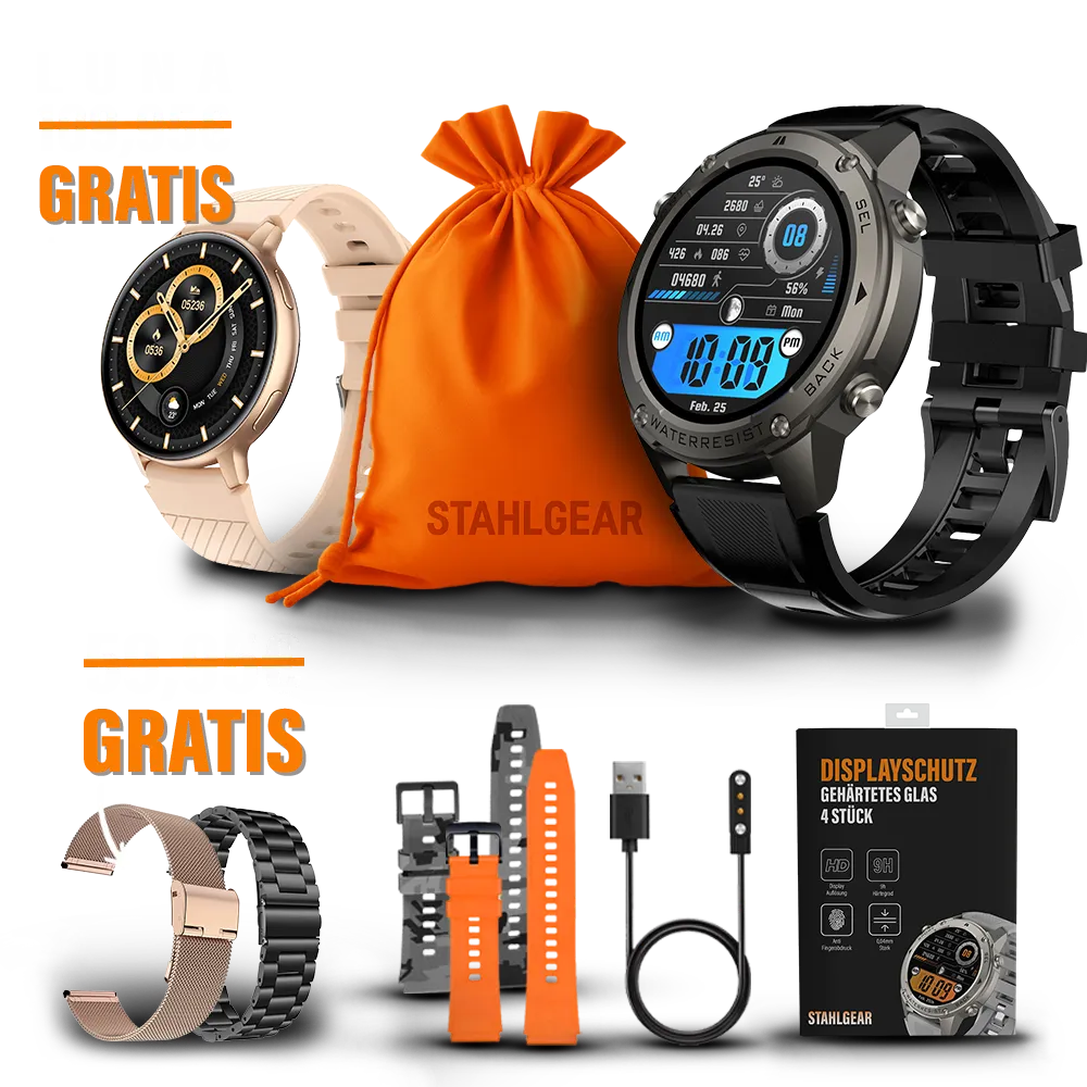 Odin Zubehör Packet + Gratis Frauen Smartwatch