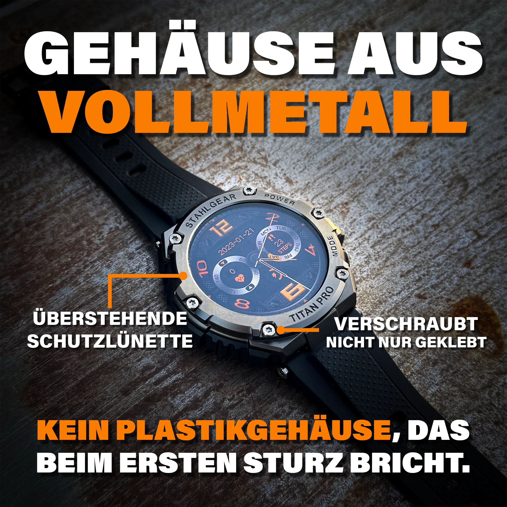 Titan Pro Zubehör Packet + Gratis Smartwatch