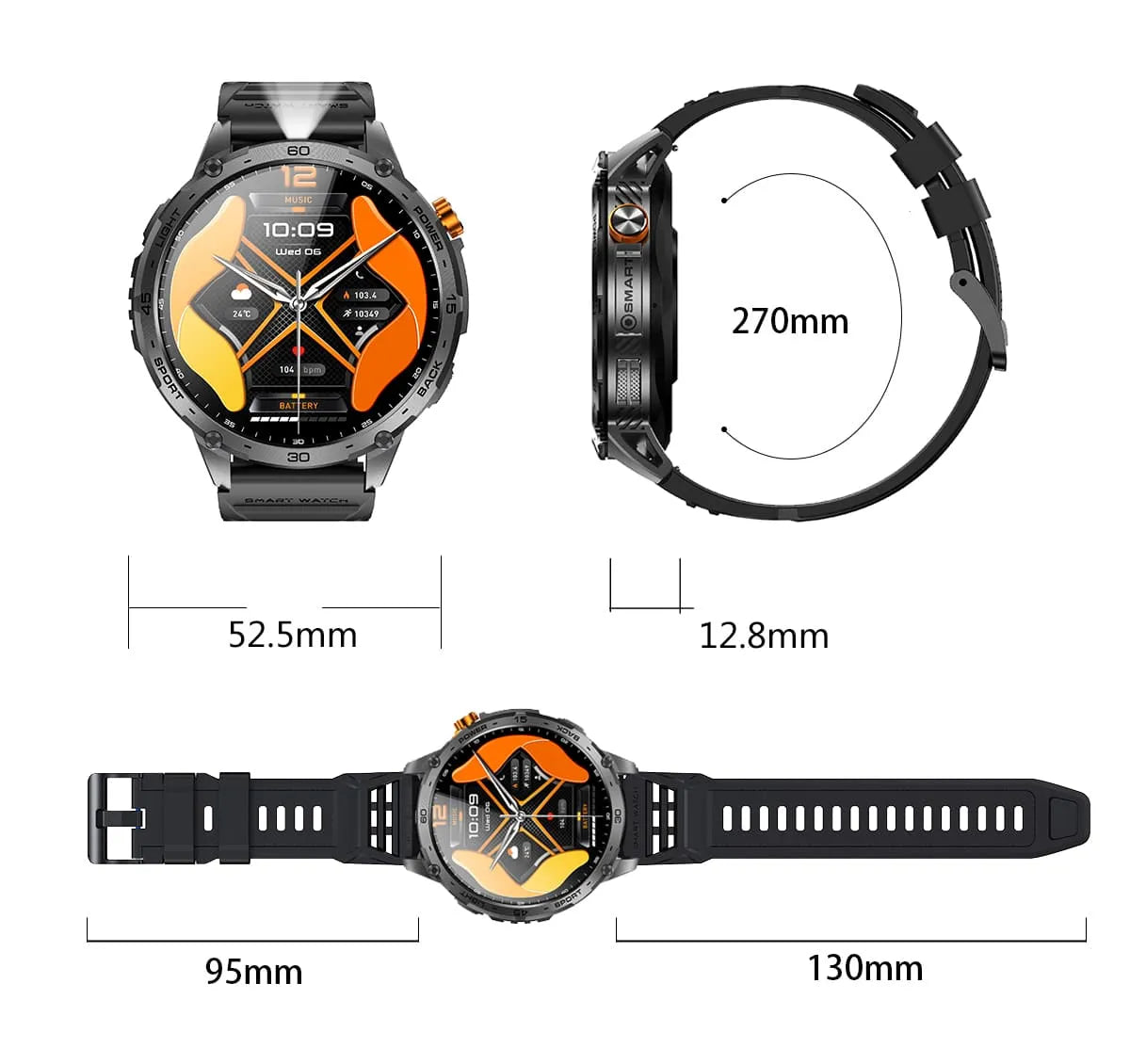 Zeus 2.0 Zubehör Packet + Gratis Frauen Smartwatch