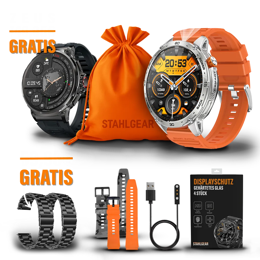 Zeus 2.0 Zubehör Packet + Gratis Smartwatch