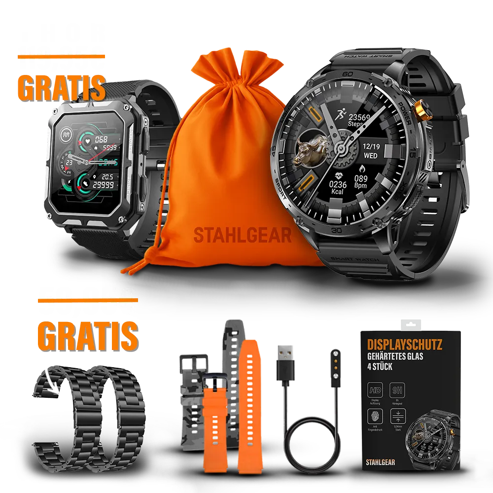 Zeus 2.0 Zubehör Packet + Gratis Smartwatch