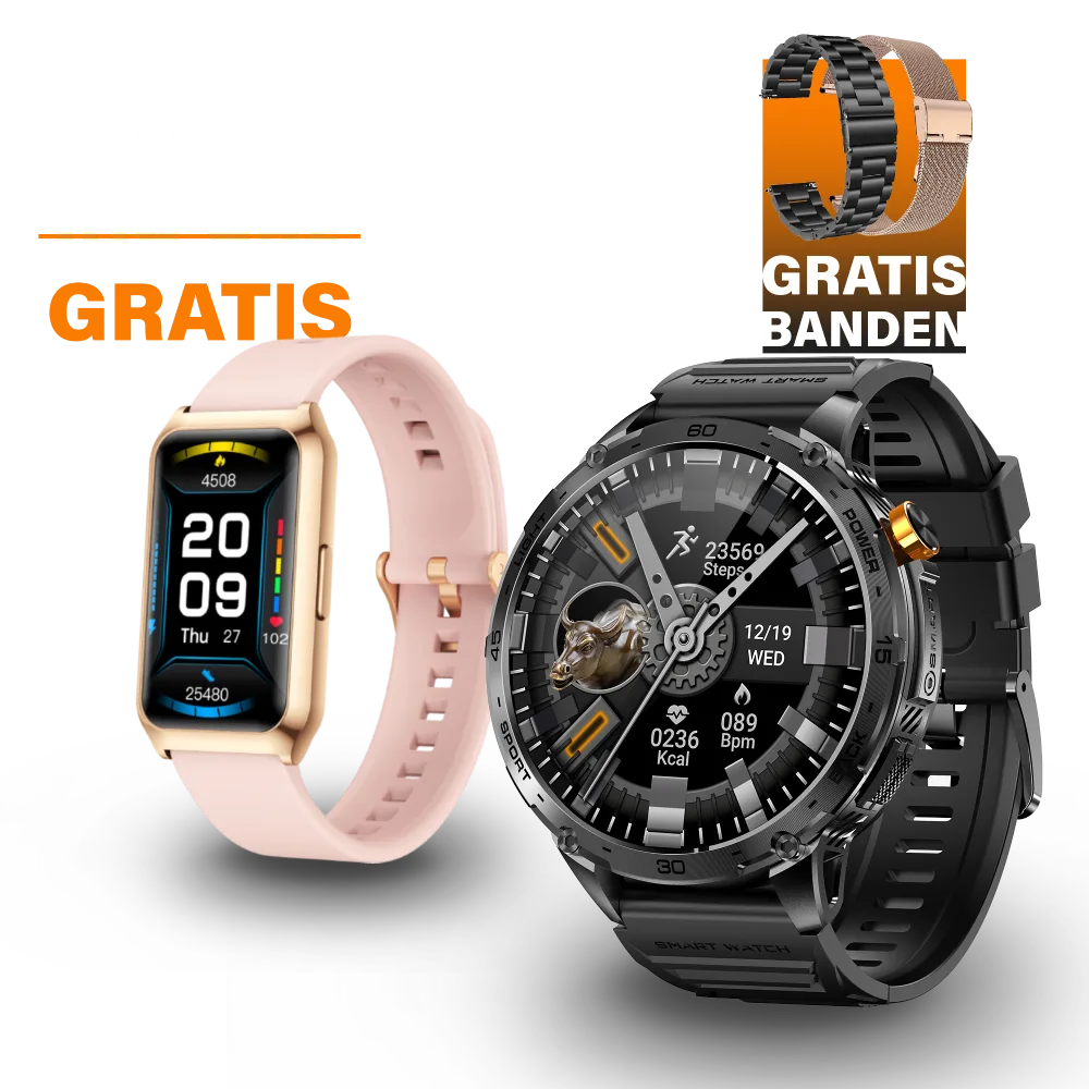 Zeus 2.0 met Gratis Luna Smartwatch