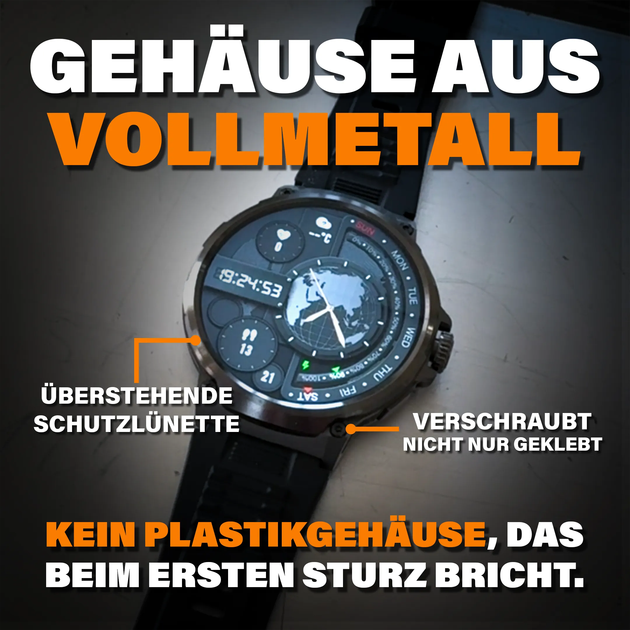 Zeus Zubehör Packet + Gratis Smartwatch