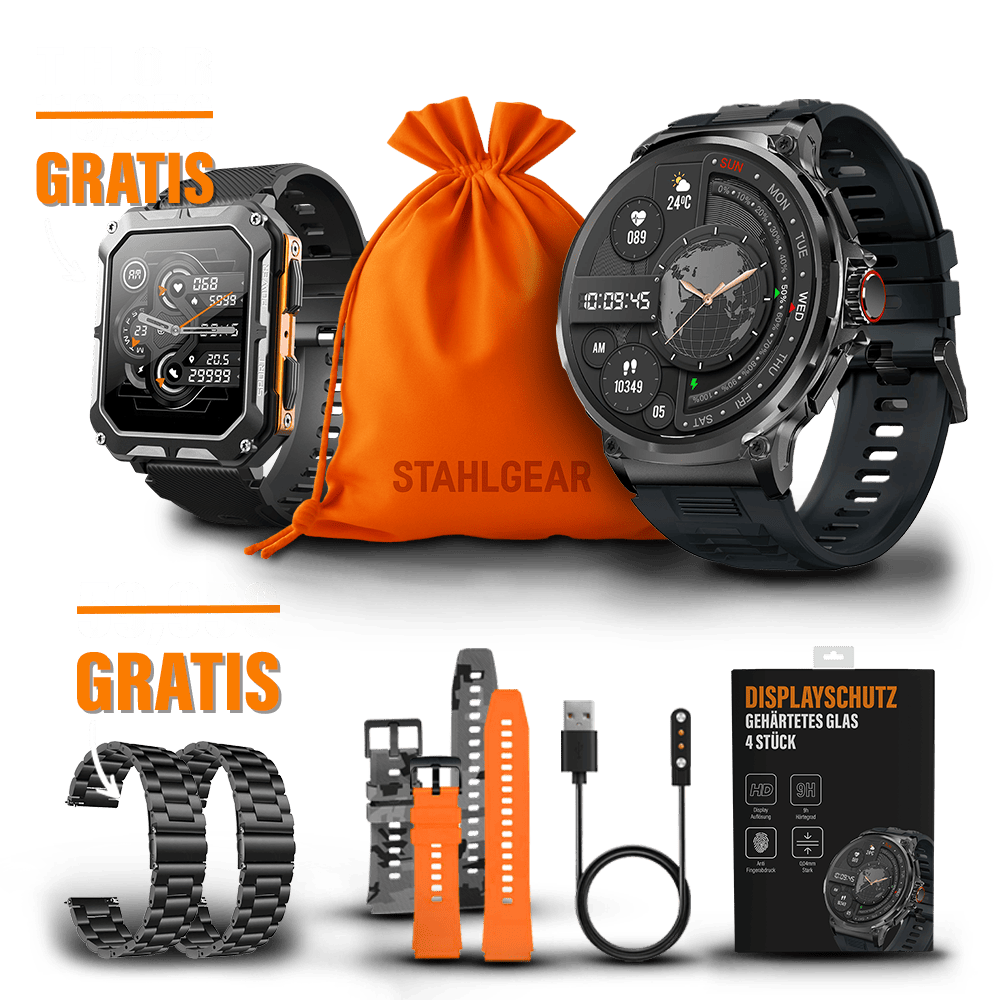 Zeus Zubehör Packet + Gratis Smartwatch