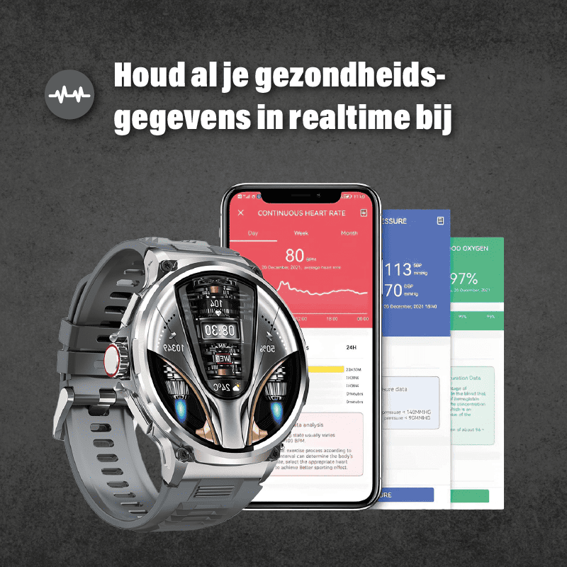 Zeus met Gratis Luna Smartwatch
