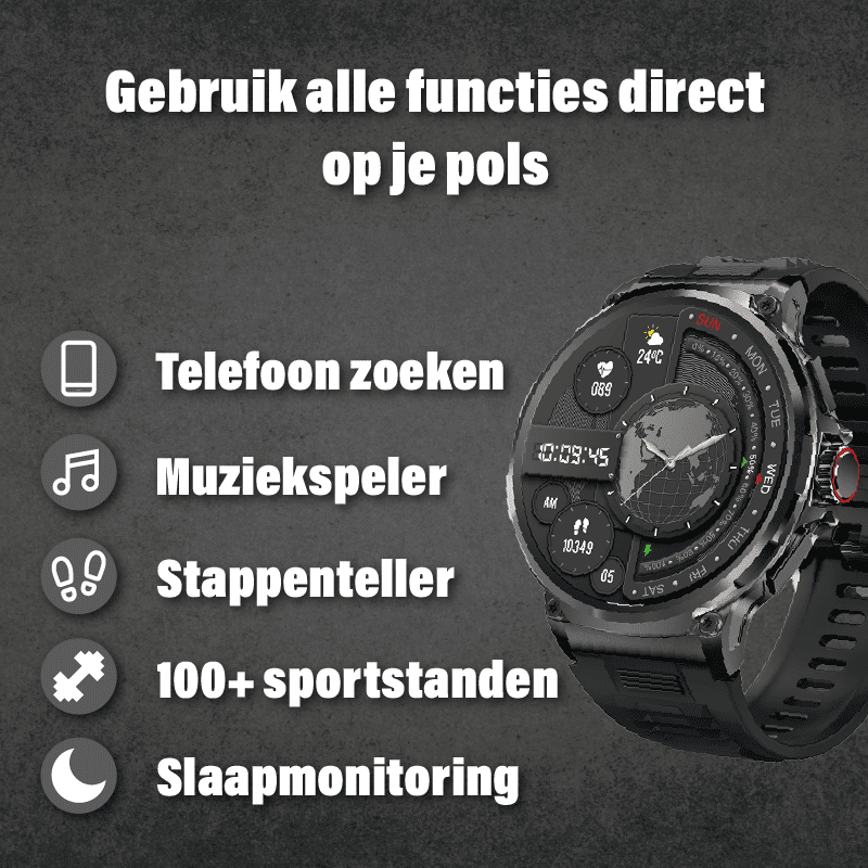 Zeus met Gratis Luna Smartwatch